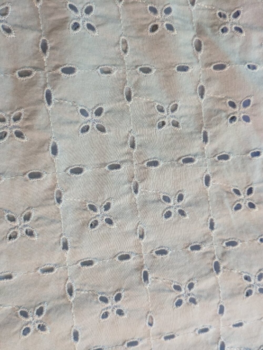 Large Universal Thread Blue Eyelet Skirt - Picture 2 of 6